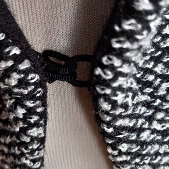 MORGAN DE TOI FRANCE FAUX FUR SWEATER COAT S NEW - Picture 9 of 11